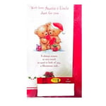 Simon Elvin With Love Auntie And Uncle Christmas Card (Pack of 12)