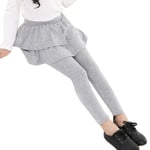 Cute Kid Girl Ruffle Tutu Skirt Elastic Culottes Leggings Pants H 2t