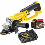 DeWalt DCG412N 18V XR Cordless 125mm Angle Grinder 1 x 6.0Ah Battery & Charger