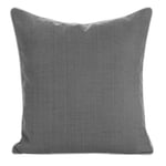 Eurofirany Garden Housse de Coussin d'extérieur – 1 Housse de Coussin imperméable, pour terrasse, canapé, Coussin décoratif pour Jardin, imperméable, 45 x 45 cm, Gris foncé 3