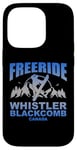 Coque pour iPhone 14 Pro Freeride Snowboard Sifflet Blackcomb Canada