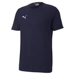 PUMA teamGOAL 23 Casuals Tee T-Shirt Homme, Bleu (Peacoat), XXL