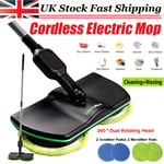 Electric Rechargeable Cordless Floor Cleaner Scrubber Sweeper Polisher Mop Xmas