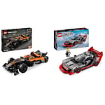 LEGO Technic NEOM McLaren Formula E Race Car, Jouet de Voiture pour Enfants dès 9 an & Speed Champions Voiture de Course Audi S1 e-Tron Quattro Véhicule Jouet, Set de Construction pour Enfants