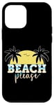 Coque pour iPhone 12 mini Beach Please Palm Sunset Relax Tropical Vibes