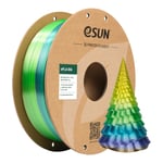 PLA Arc-en-Ciel en Soie Filament 1.75mm, Soyeux Multicolore Imprimante 3D Filament PLA 1KG Bobine Filament pour Imprimante 3D,Forêt