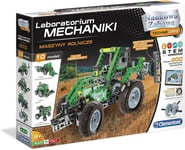 Clementoni Mechanics Laboratory Farm Equipment Set 10 Models Tractor Harvester