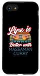 Coque pour iPhone SE (2020) / 7 / 8 Les amateurs de curry Massaman / La vie est meilleure avec Massaman Curry