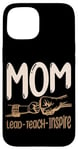 iPhone 15 Lead Teach Inspire Black Mom Teacher Teaching Case