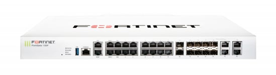 FortiGate-101F - equipment only (22 x GE RJ45 ports (including 2 x WAN ports, 1 x DMZ port, 1 x Mgmt port, 2 x HA ports, 16 x switch ports with 4 SFP port shared media), 4 SFP ports, 2x 10G SFP+ FortiLinks, 480GB onboard storage)