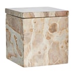 Lene Bjerre Ellia storage box marble 12x12 cm Linen