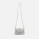 Steve Madden BDIVINE Metallic Embellished Lurex Quilted Bag