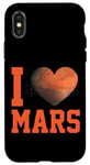 iPhone X/XS Planet Martian I Love Mars Heart Case