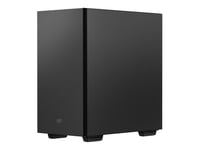 DeepCool MACUBE 110 - Tour - mini ITX / micro ATX - panneau latéral fenêtré (verre trempé) - pas d'alimentation (ATX / PS/2) - noir - USB/Audio