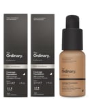 2x The Ordinary Colours Full Coverage Foundation 3.1R Dark Red Undertones NEW