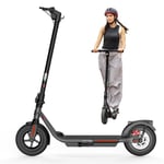 SISIGAD Scooter électrique, 25 km/h, Trottinette électrique Pliable pour Adultes, Puissance de crête 500W, 48km Range, 10inch E Scooter avec Double SystèMe De Freinage Et Applications