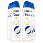 Dove Womens Anti-Perspirant Advanced Care Original 72H Deodorant for Women, 150ml, 6pack - NA - One Size