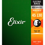 Elixir Nanoweb Nickel Plated Steel Bass (045-130) 14202