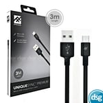3M Long Micro USB Charger Cable for NEW PS4 VR Move & Game Controller