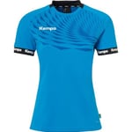 Kempa Wave 26 Shirt Women pour Femmes et Fille - Tee Shirt t-Shirt de Sport à Manches Courtes Vetement Fonctionnel Handball Gym Jogging Running Maillot - élastique et Respirant