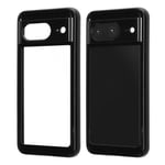 Clear Case for Google Pixel 8 Slim Hard Cover with Soft Bumper 