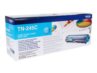 Brother TN245C - À rendement élevé - cyan - originale - cartouche de toner - pour Brother DCP-9015, DCP-9020, MFC-9140, MFC-9330, MFC-9340; HL-3140, 3150, 3170