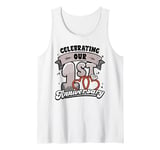 1st Wedding Anniversary Celebrating 1 Year Matching Gift Tank Top