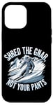 Coque pour iPhone 12 Pro Max Shred The Gnar, Not Pants Ski de piste