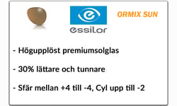 Essilor Ormix 1,6 Solglas