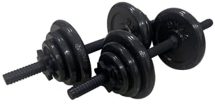 OPTI Opti Cast Iron Dumbbell Set - 20kg