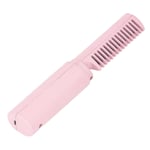 Hair Straightener Comb Brush Cordless Mini Rechargeable Electric Hair Curler FST