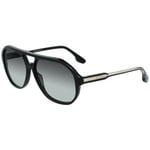 Lunettes de soleil Victoria Beckham  VB633S Lunettes de soleil, Noir/Gris, 59 mm