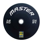 Viktskiva Master Fitness SkiTeam Bumperplate 10,0 kg