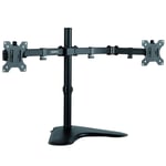 Dual Screen Monitor Mount Computer Horizontal Screen Stand 13-32" Display