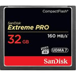 SanDisk 32 Go Extreme Pro CF 160 Mo S Mémoire Flash 32 Go CompactFlash