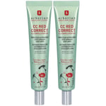 erborian CC Red Correct crème anti-rougeurs Crème 2x45 ml