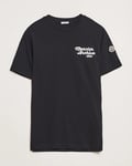 Moncler Embroidered Logo T-Shirt Navy