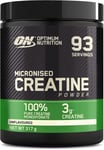 Optimum Nutrition Micronised Creatine Monohydrate Powder 100% 317g - 93 Servings