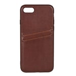 Buffalo iPhone 7/8/SE Kuori Backcover with Card Slots Ruskea