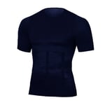 Hommes Chauds Corps Tonifiant T-Shirt Corps Shaper Posture Corrective Chemise Minceur Ceinture Ventre Ventre Graisse Brûlant Compression Corset