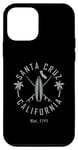 Coque pour iPhone 12 mini Santa Cruz Retro Vintage Surf & Skateboard Design Graphique