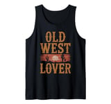 Old Western Film Fan Classic Cowboy Culture and Wild West Tank Top