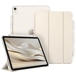 FINTIE Coque pour iPad Air 11 Pouces 2024/iPad Air 5/iPad Air 4 (2022/2020) 10.9" - [Rangement de Stylet] Étui Transparent Mat, Housse Fine Protection Veille/Réveil Automatique, Lumière Stellaire