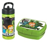 Stor - Lunch Box & Water Bottle - Minecraft