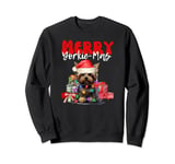 Yorkie Christmas, Merry Yorkiemas, Yorkshire Terrier Xmas Sweatshirt