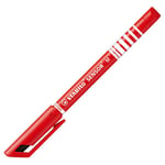 Stabilo Stylo feutre Sensor - pointe moyenne 0,7 mm rouge