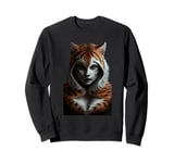 Fierce Jungle Tiger Spirit Fantasy Artwork Sweatshirt