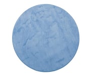 Gözze - Premium Tapis de Bain rond Antidérapant, RIO, 100% microfibres, Ø 110 cm - Bleu