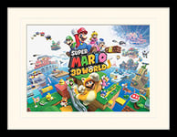 Super Mario (3D World 30x40 cm Mounted & Framed