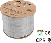 Lanberg Cable LAN UFTP Cat-6A 305M johto CU LSZH CPR + läpivientijohto, harmaa